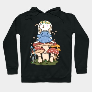 Bunny and Mushroom Hoodie